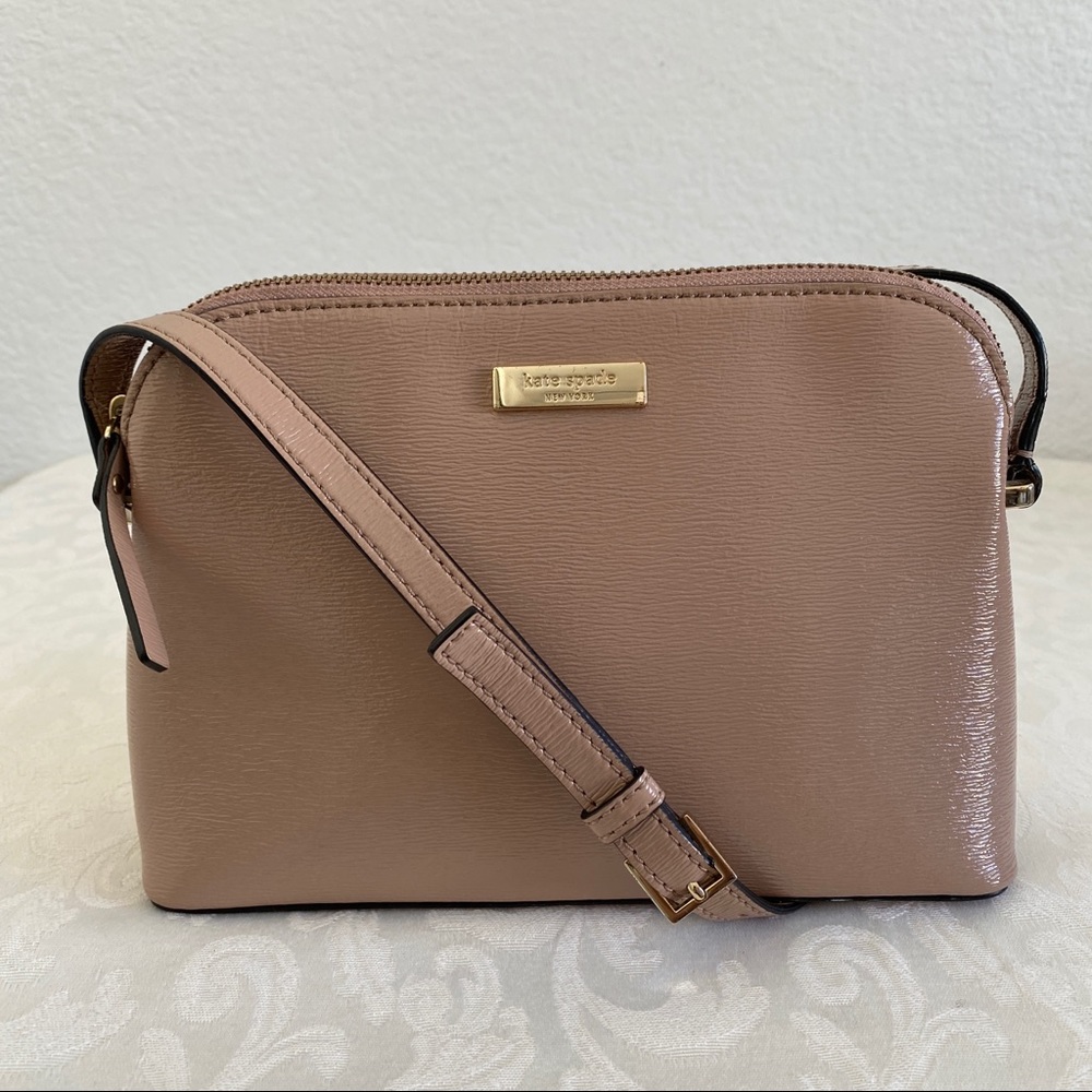 Kate Spade Hanna Bixby Place patent Crossbody Bag